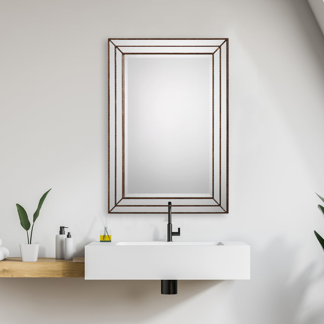 The Reese Collection By Lighting Gallery  Mirror - RC00403 Mirrors The Reese Collection By Lighting Gallery   