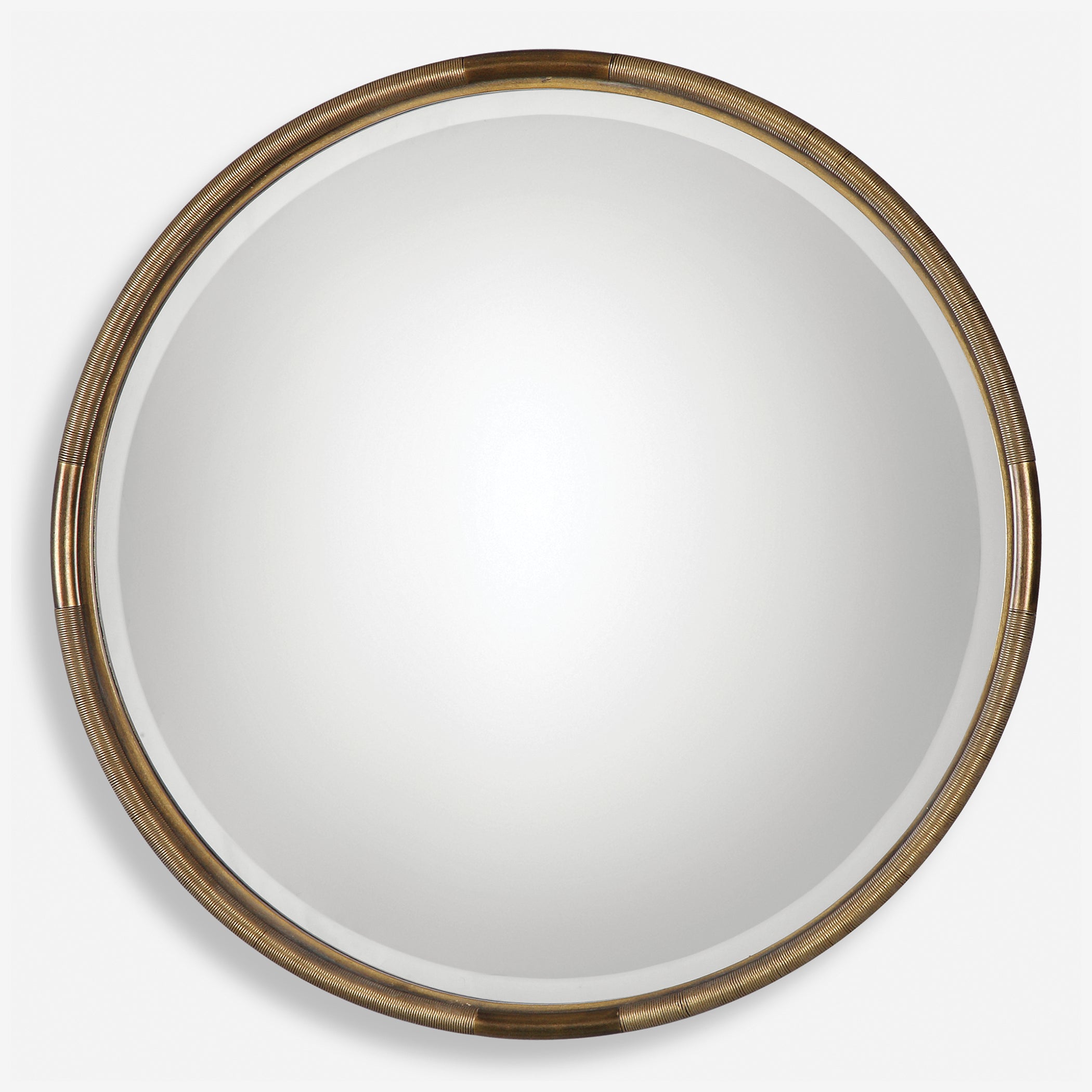 Uttermost Finnick Iron Coil Round Mirror Iron Coil Round Mirror Uttermost   