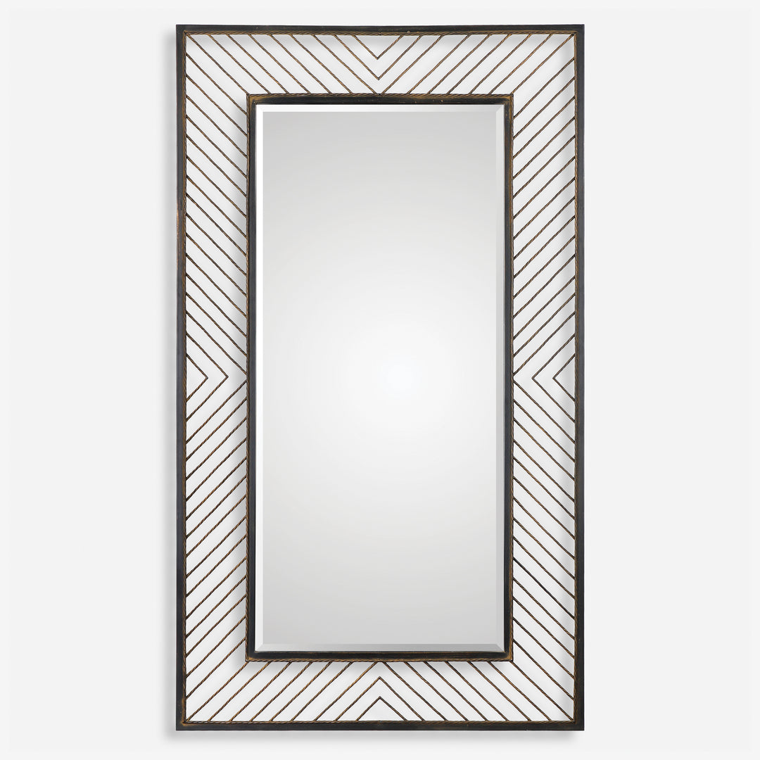 Uttermost Karel Chevron Mirror Mirrors Uttermost   