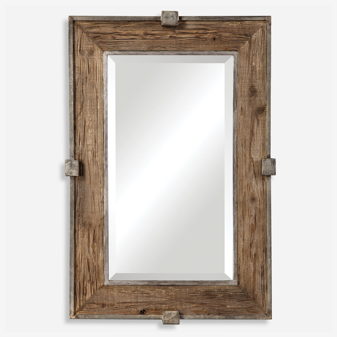 Uttermost Siringo Weathered Wood Mirror Mirrors Uttermost   