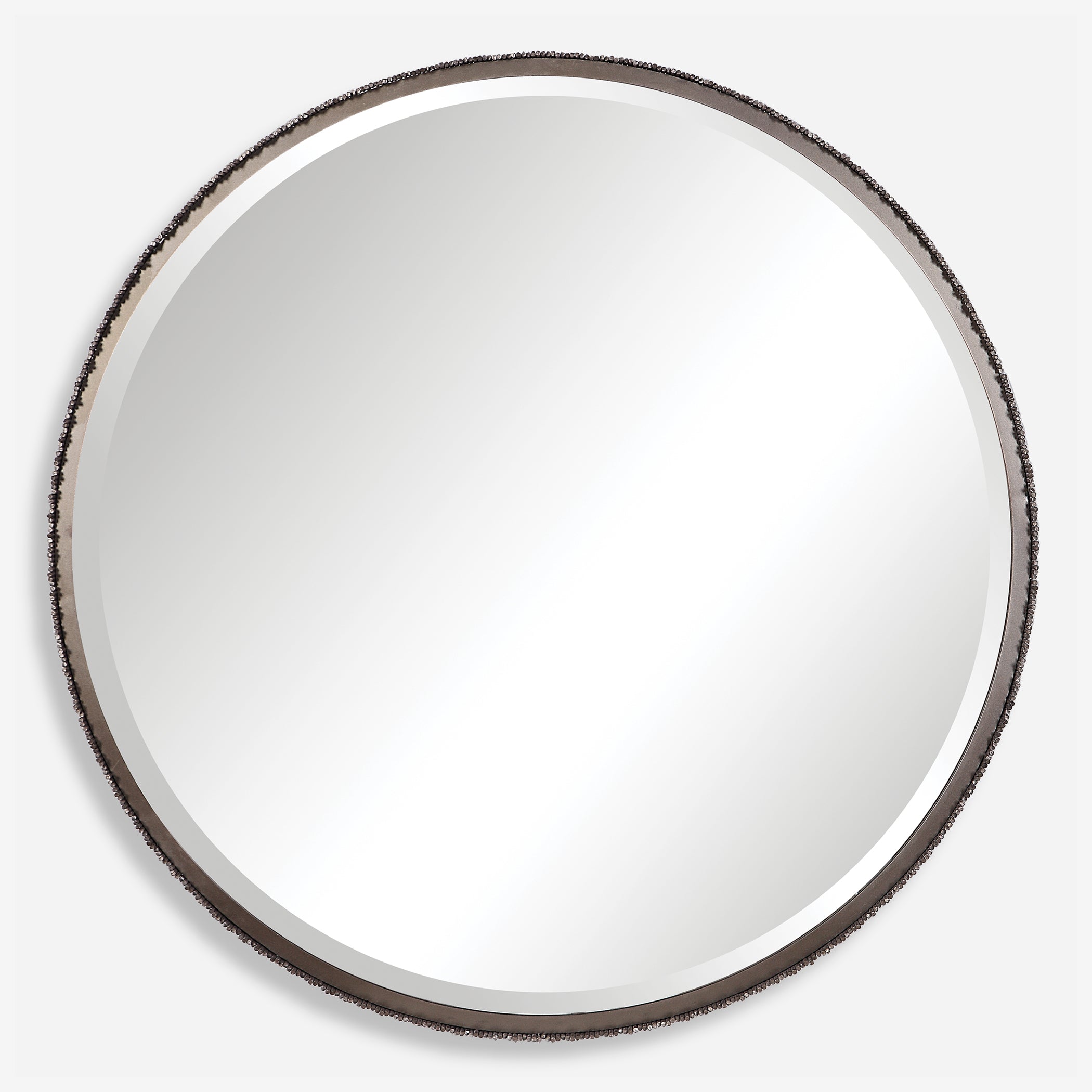 Uttermost Ada Round Steel Mirror Round Steel Mirror Uttermost   