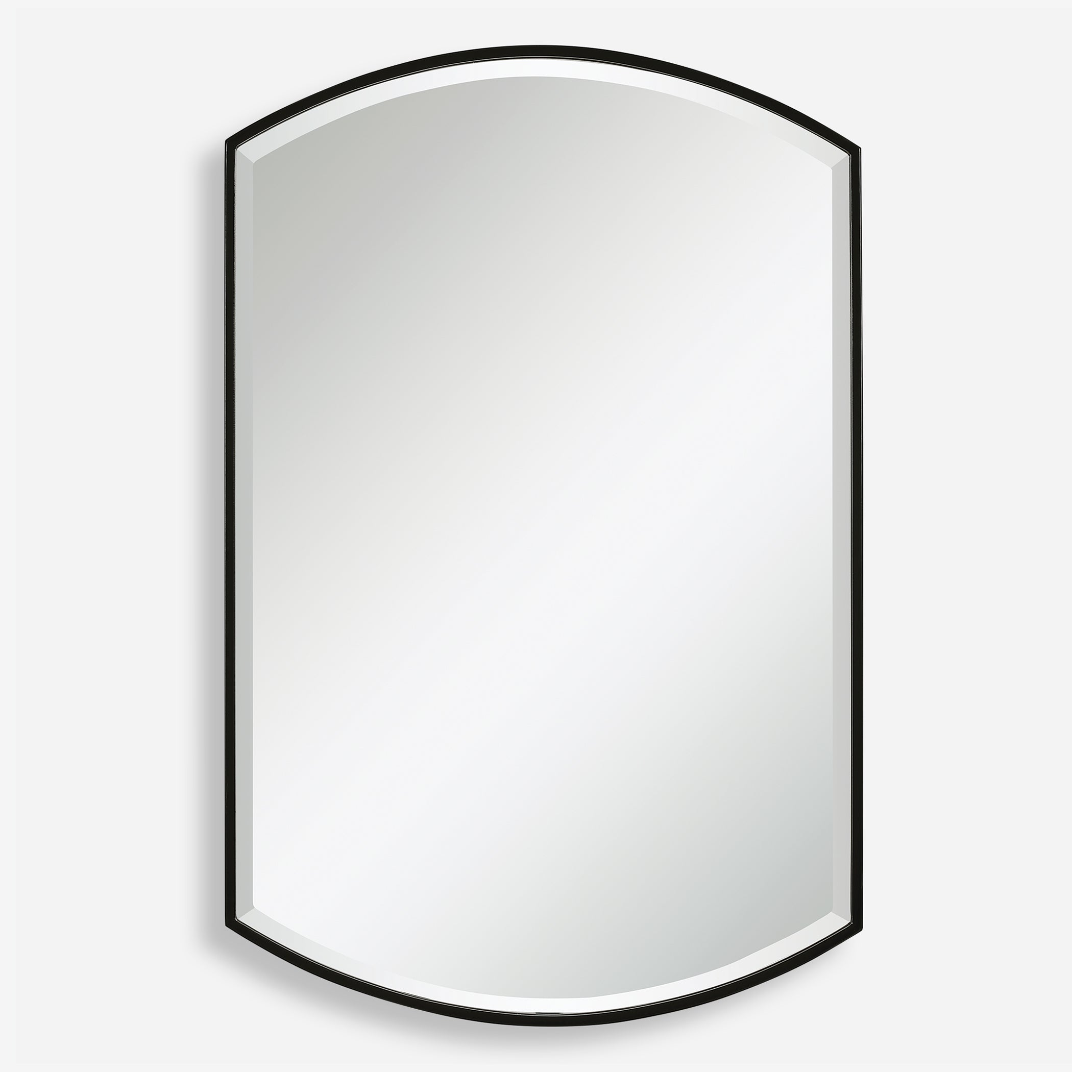 Uttermost Shield Shield Shaped Iron Mirror