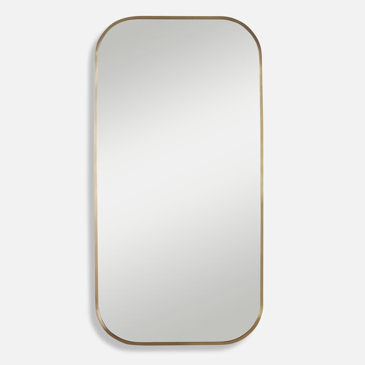 Uttermost Taft Plated Brass Mirror