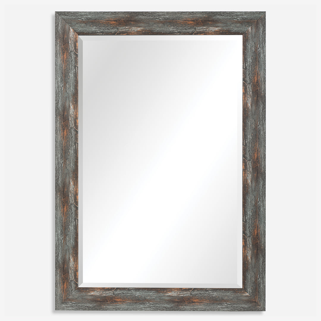 Uttermost Owenby Rustic Silver & Bronze Mirror