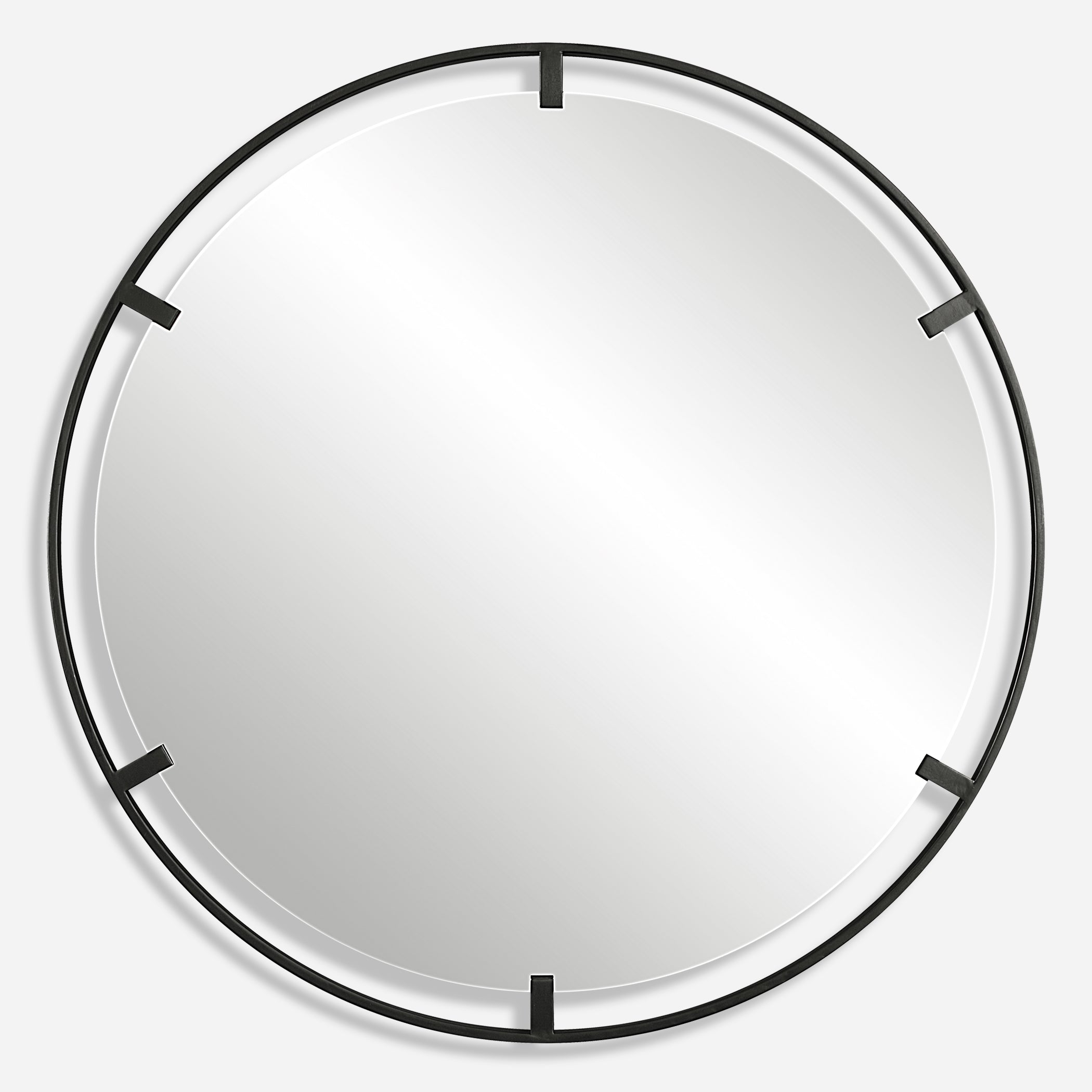Uttermost Cashel Round Iron Mirror Round Iron Mirror Uttermost   
