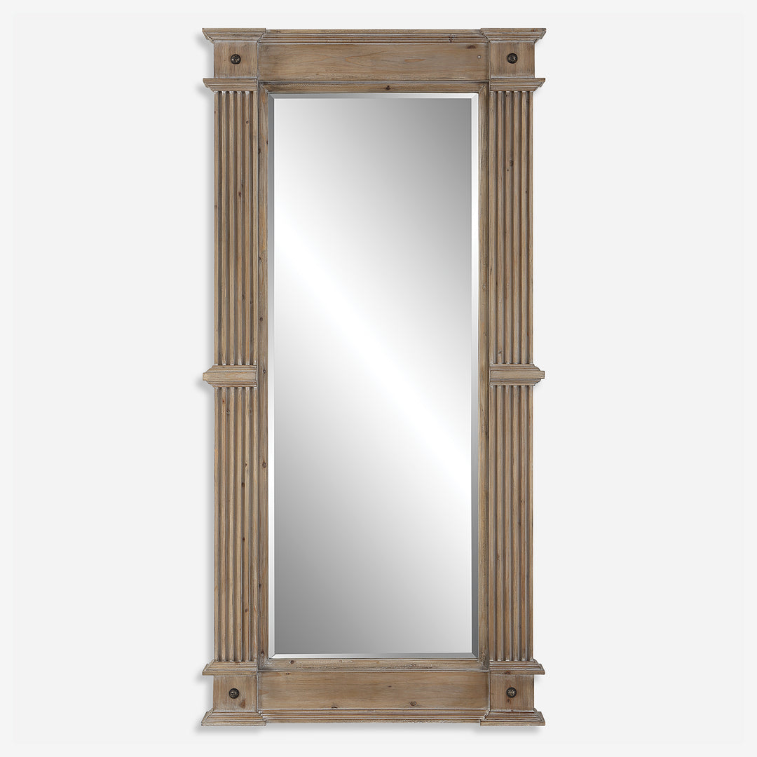 Uttermost McAllister Natural Wood Oversized Mirror Mirrors Uttermost   