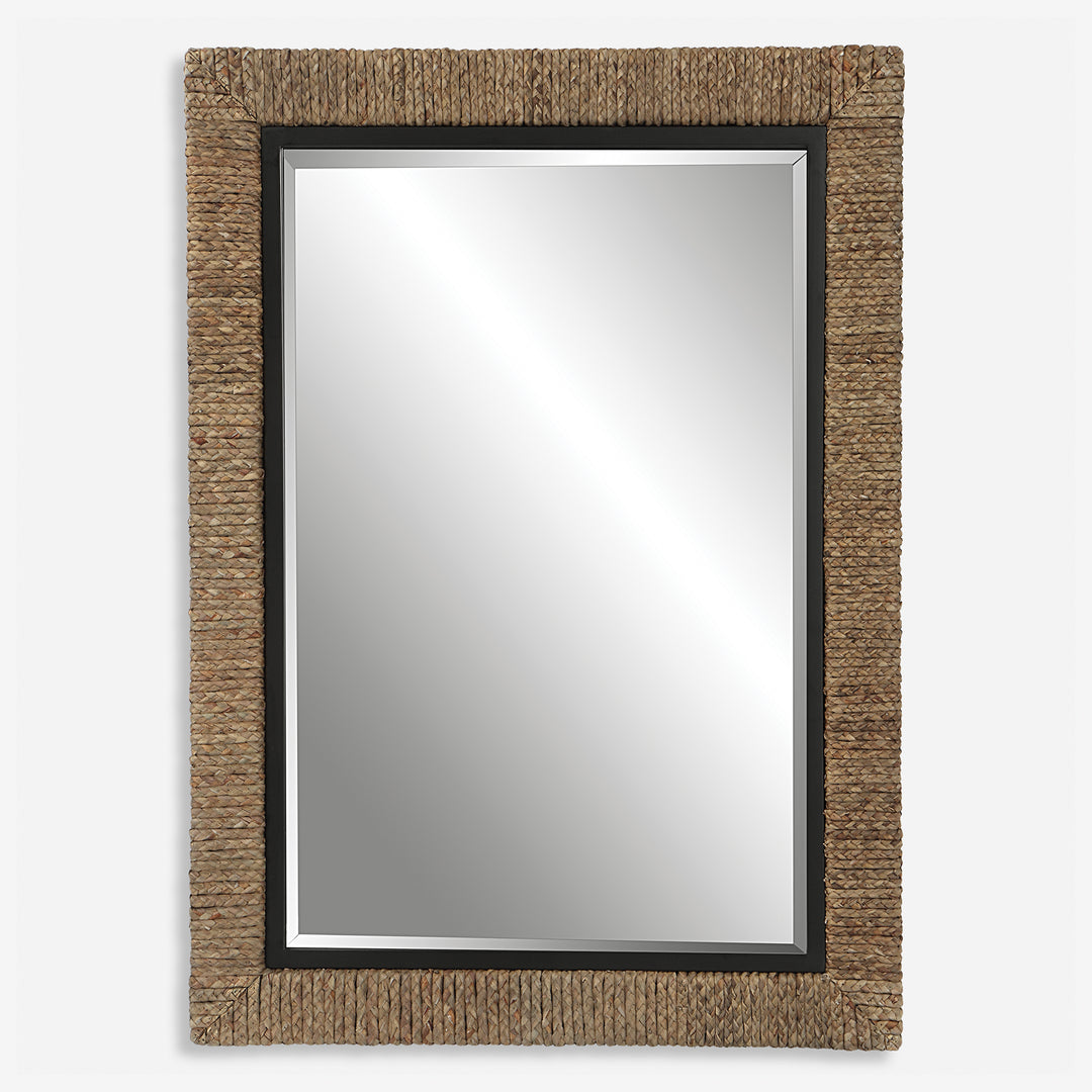 Uttermost Island Braided Straw Mirror Mirrors Uttermost   