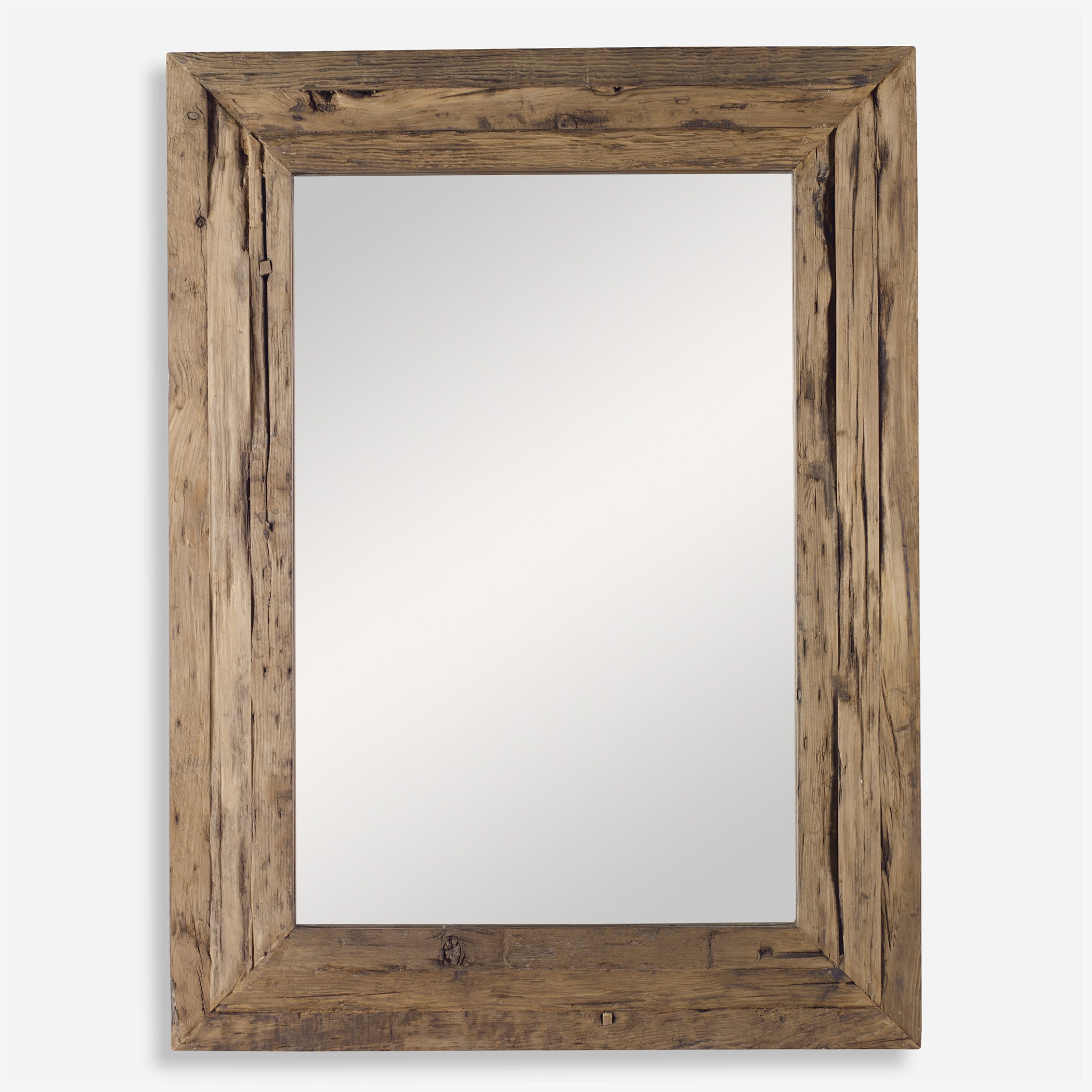 Uttermost Rennick Rustic Wood Mirror Rustic Wood Mirror Uttermost   