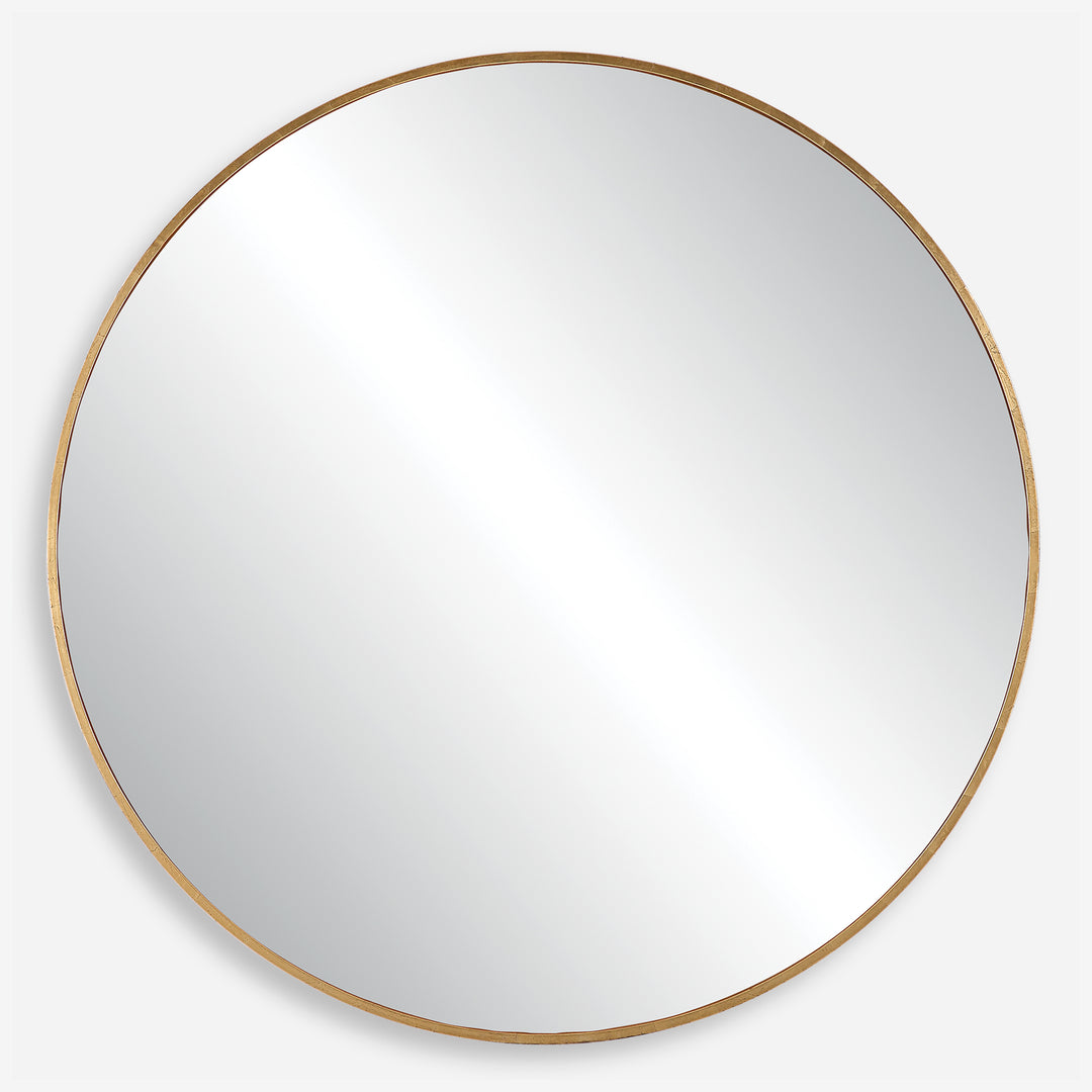 Uttermost Junius Large Gold Round Mirror Mirrors Uttermost   