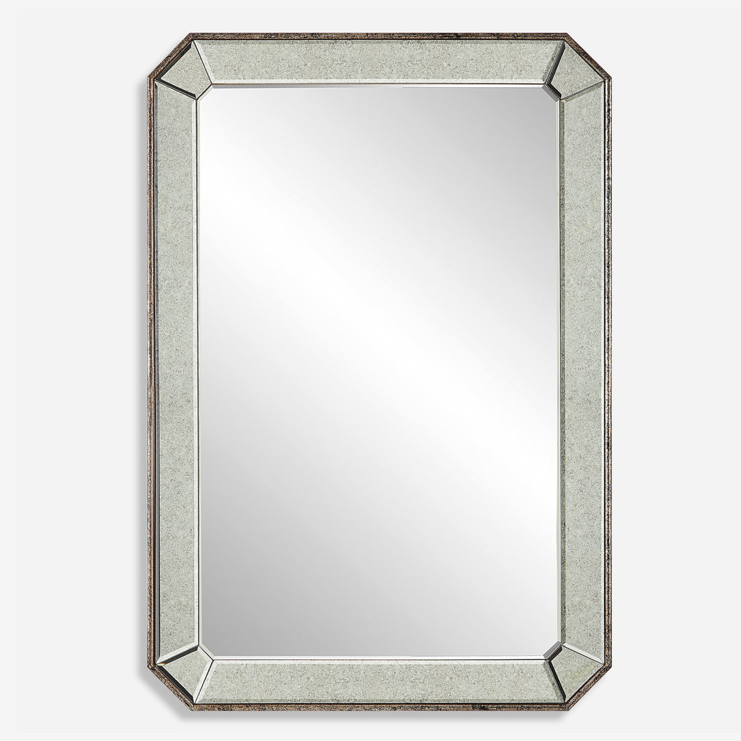 Uttermost Cortona Antiqued Vanity Mirror Mirrors Uttermost   