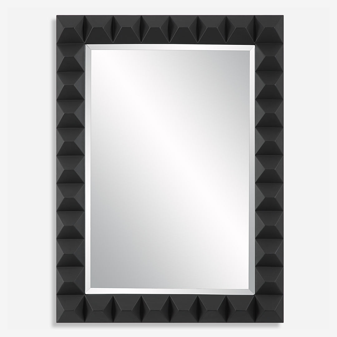 Uttermost Studded Studded Black Mirror Mirrors Uttermost   