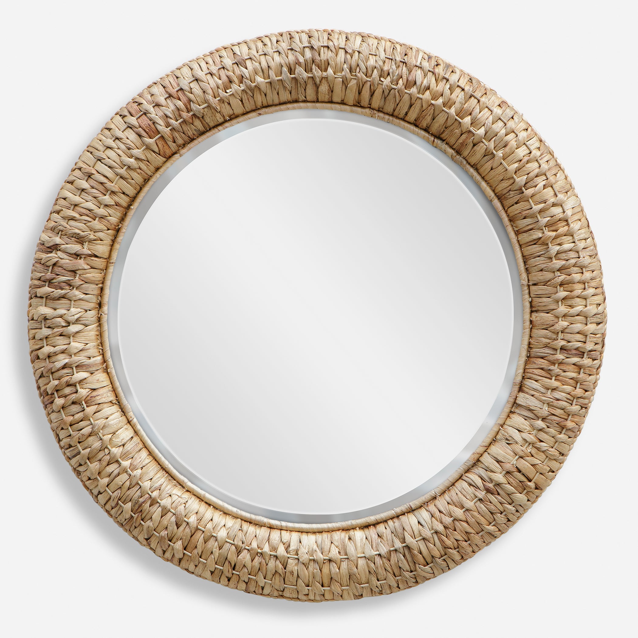 Uttermost Twisted Seagrass Seagrass Round Mirror