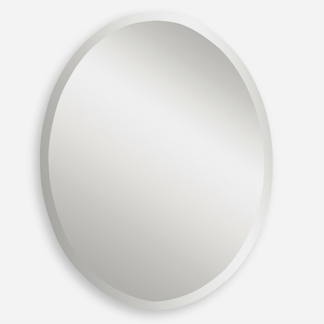 Uttermost Frameless Frameless Vanity Oval Mirrors Mirrors Uttermost   