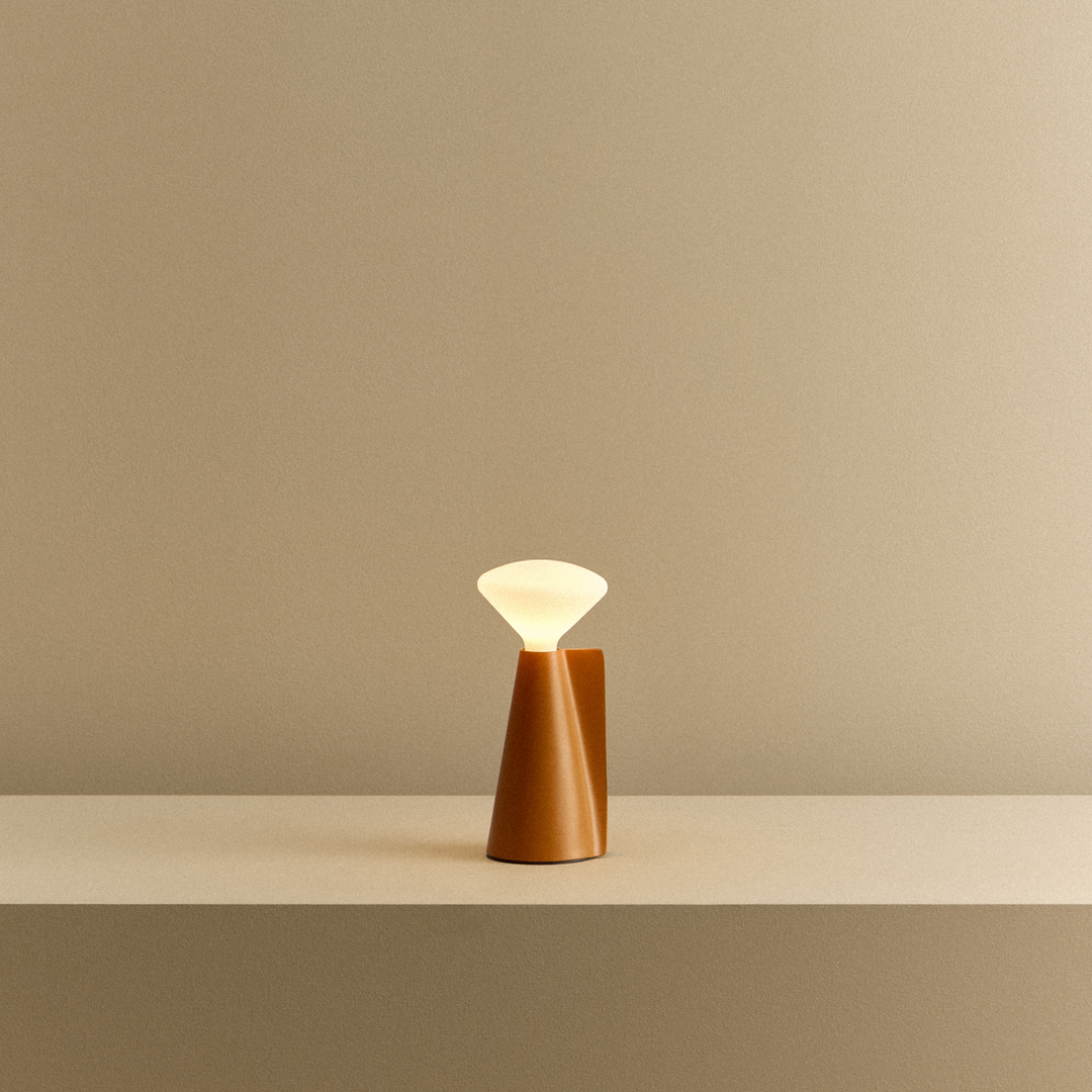 Tala Mantle Portable Lamp in Claycourt Orange