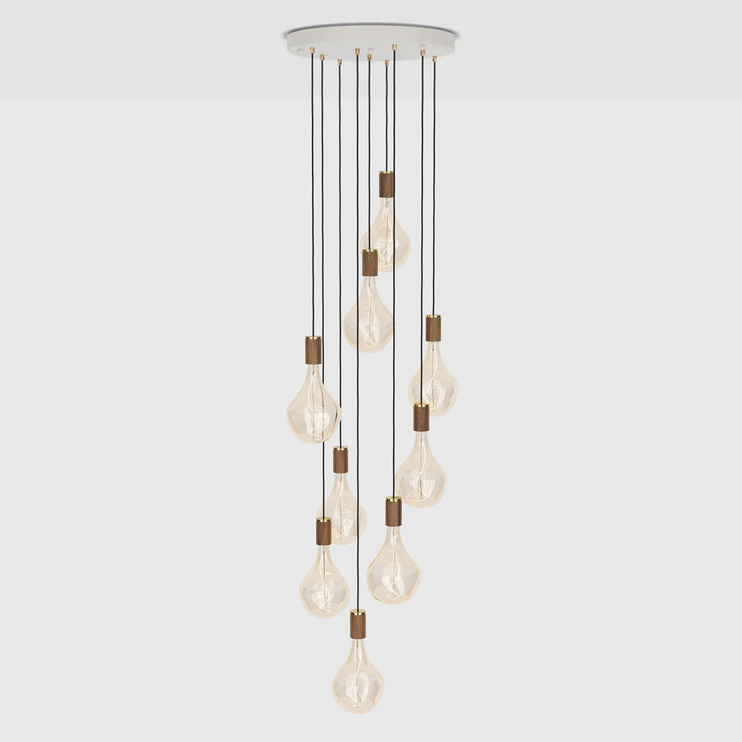 Tala Large Canopy Nine Pendant - Voronoi II - Model CP-WHT-SET-NON-02-US