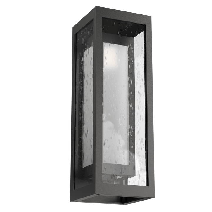 Hammerton Studio Double Box Outdoor Box Sconce Outdoor Wall Lights Hammerton Studio Argento Grey (Outdoor) Frosted Glass