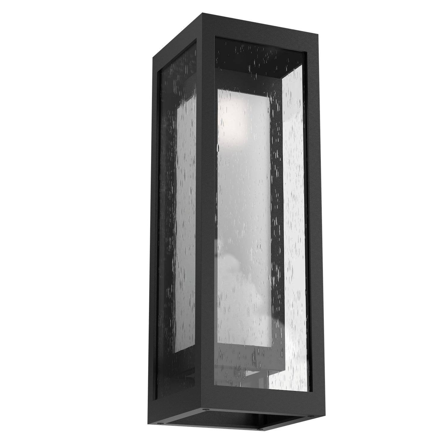 Hammerton Studio Double Box Outdoor Box Sconce Outdoor l Wall Hammerton Studio Textured Black (Outdoor) Frosted Glass 