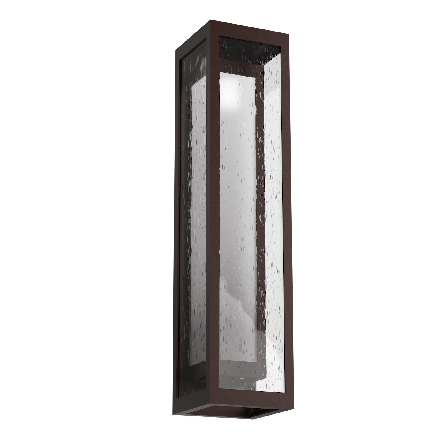 Hammerton Studio Double Box Outdoor Box Sconce Outdoor l Wall Hammerton Studio Statuary Bronze (Outdoor) Frosted Glass 