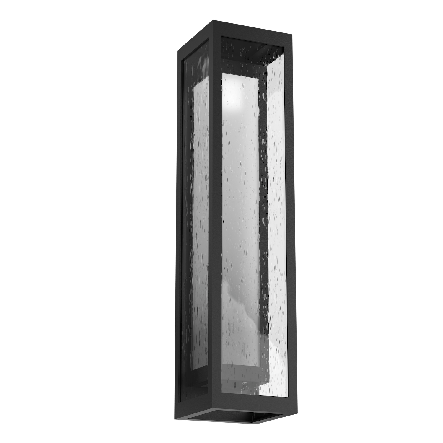 Hammerton Studio Double Box Outdoor Box Sconce Outdoor l Wall Hammerton Studio Textured Black (Outdoor) Frosted Glass 