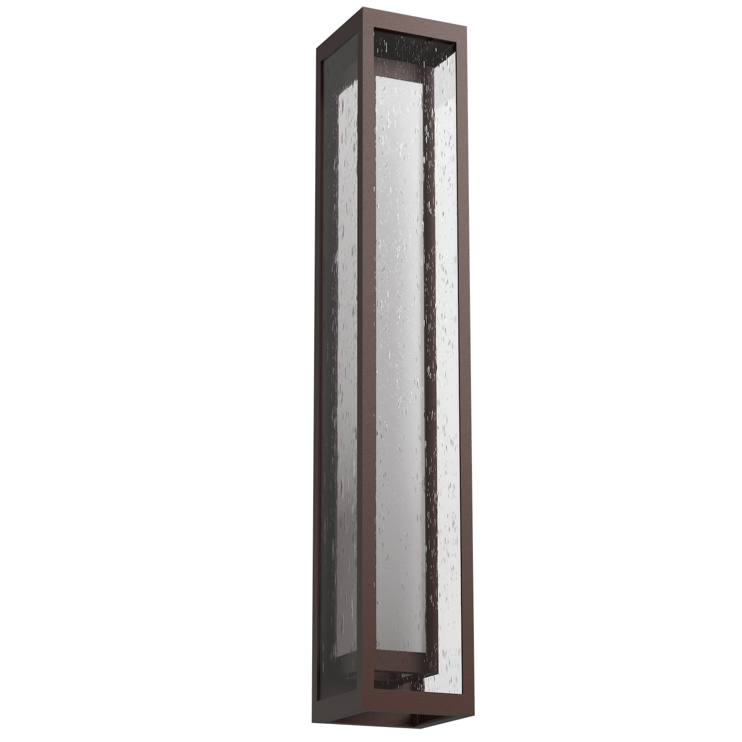 Hammerton Studio Double Box Outdoor Box Sconce Outdoor l Wall Hammerton Studio Statuary Bronze (Outdoor) Frosted Glass 