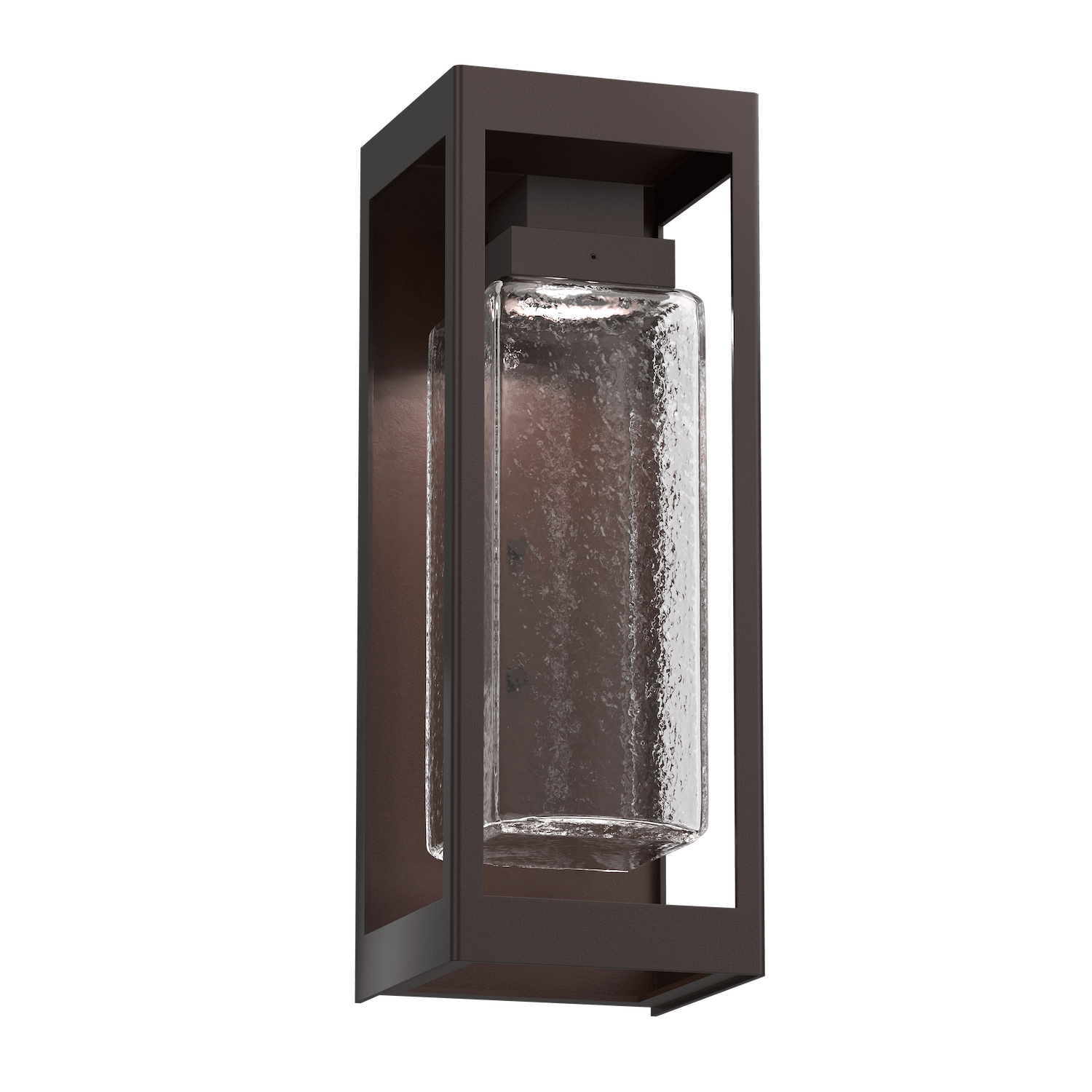 Hammerton Studio Maison Outdoor Sconce Outdoor l Wall Hammerton Studio 18 Statuary Bronze (Outdoor) Clear Glass with Hammered Texture