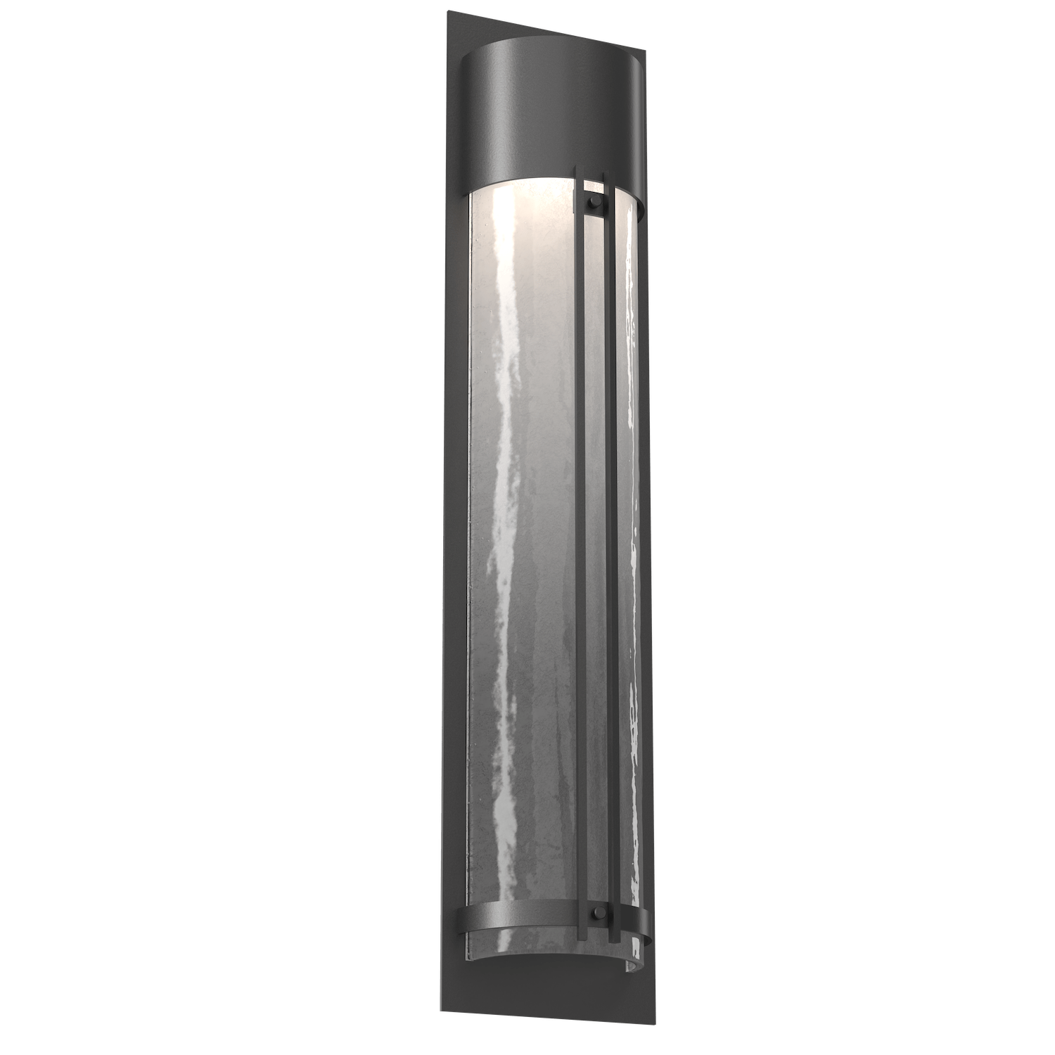 Hammerton Studio Half Round Cover LED Sconce Outdoor l Wall Hammerton Studio 31 Argento Grey (Outdoor) Frosted Granite