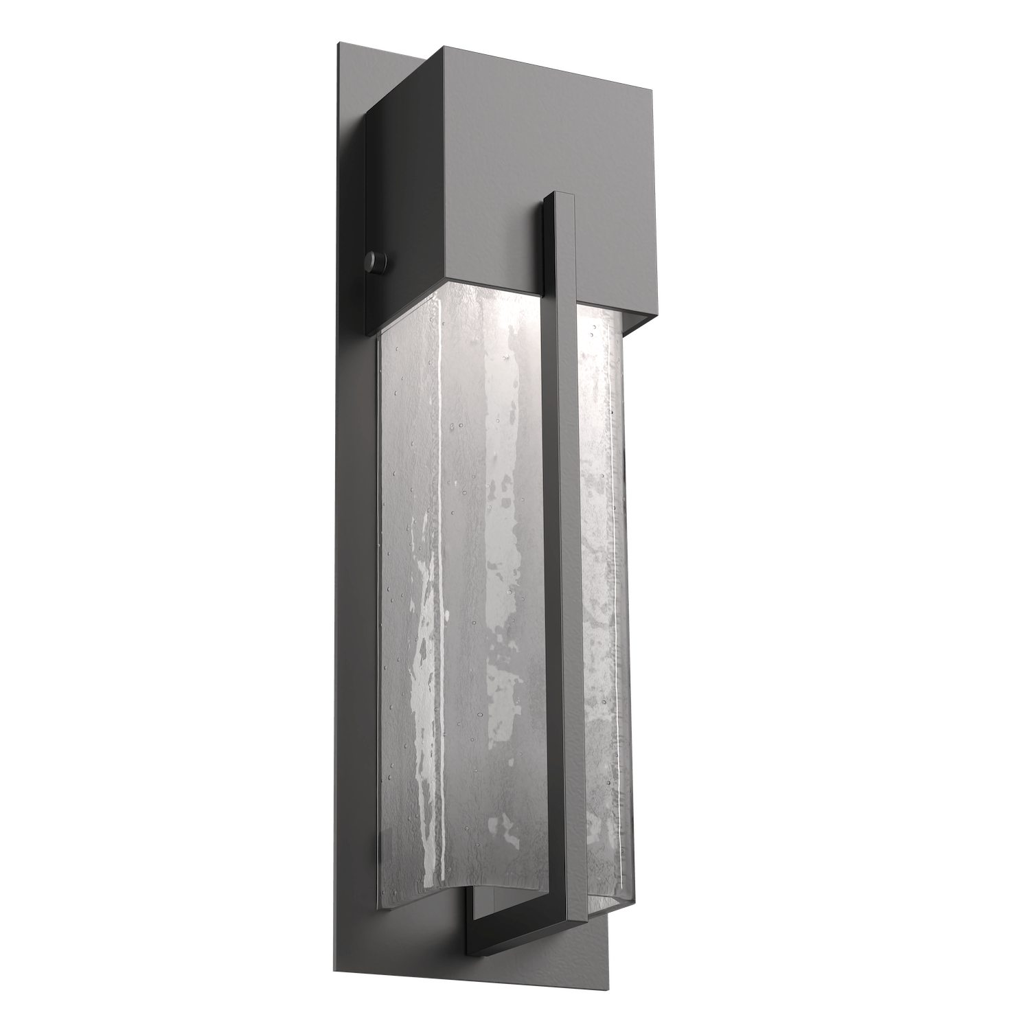 Hammerton Studio Square Outdoor Cover LED Sconce Outdoor l Wall Hammerton Studio 16 Argento Grey (Outdoor) Frosted Granite
