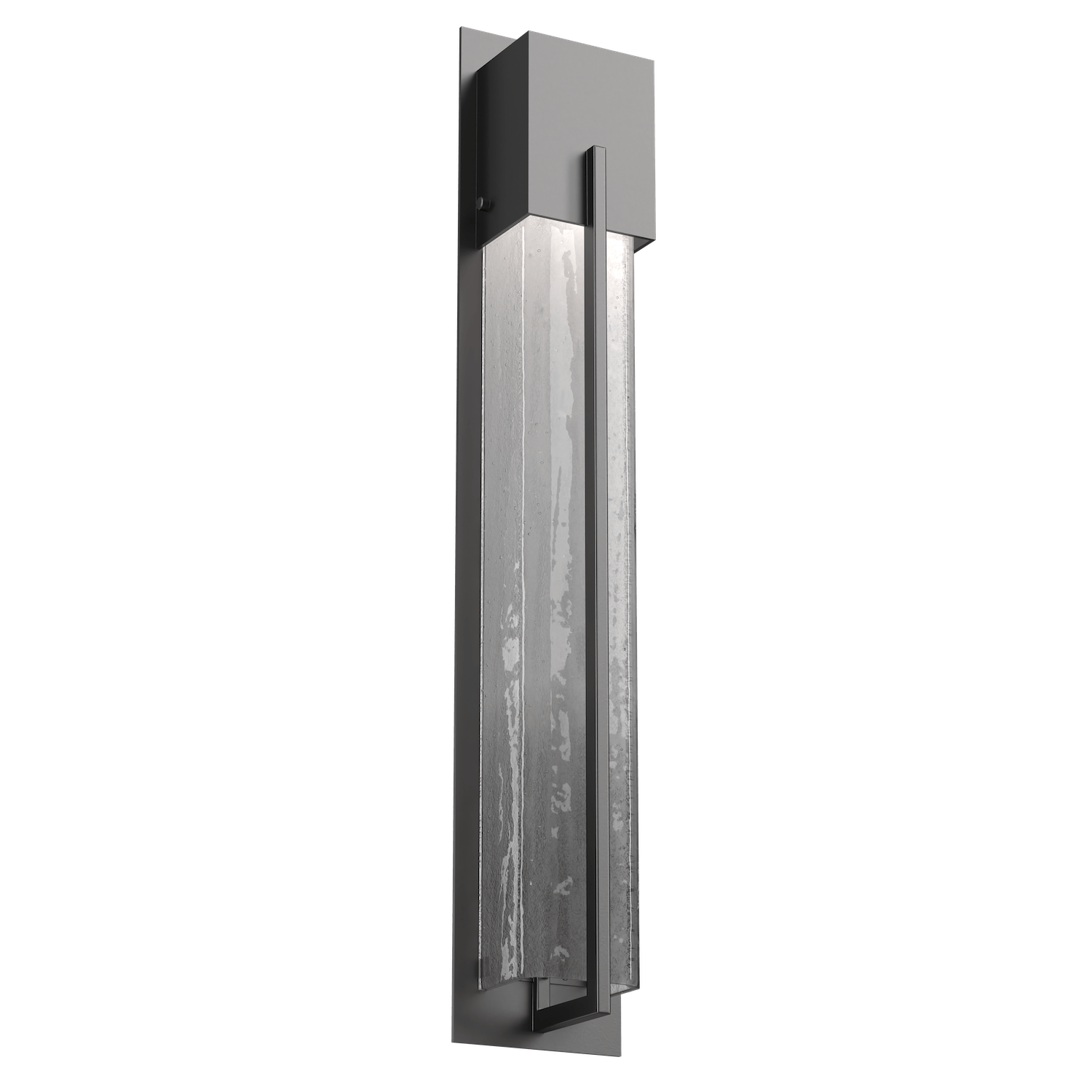 Hammerton Studio Square Outdoor Cover LED Sconce Outdoor l Wall Hammerton Studio 29 Argento Grey (Outdoor) Frosted Granite