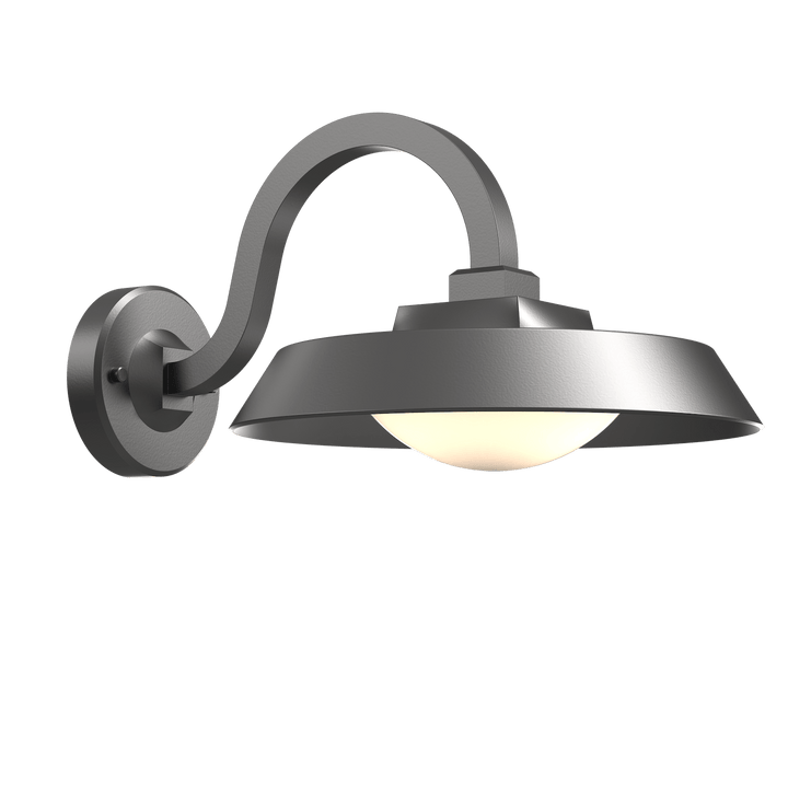 Hammerton Studio Farmhouse Sconce Outdoor Wall Lights Hammerton Studio Argento Grey (Outdoor) Opal Glass