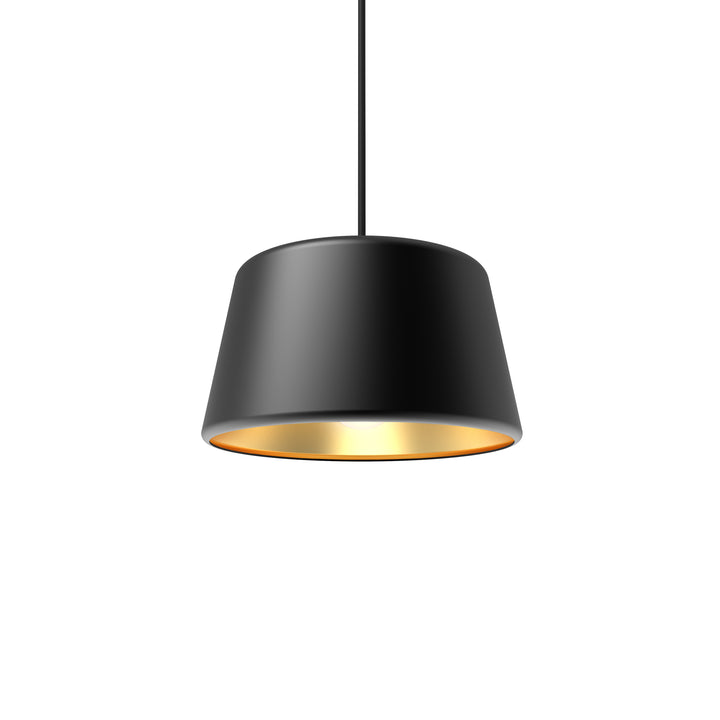 Blackjack Lighting Pillbox LED Pendant Pendants Blackjack Lighting 10" Black / Gold 