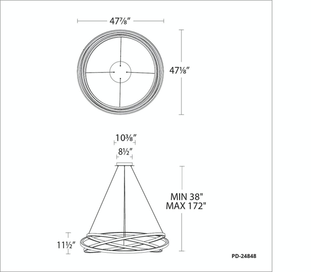 Modern Forms Veloce LED Chandelier