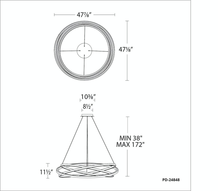 Modern Forms Veloce LED Chandelier