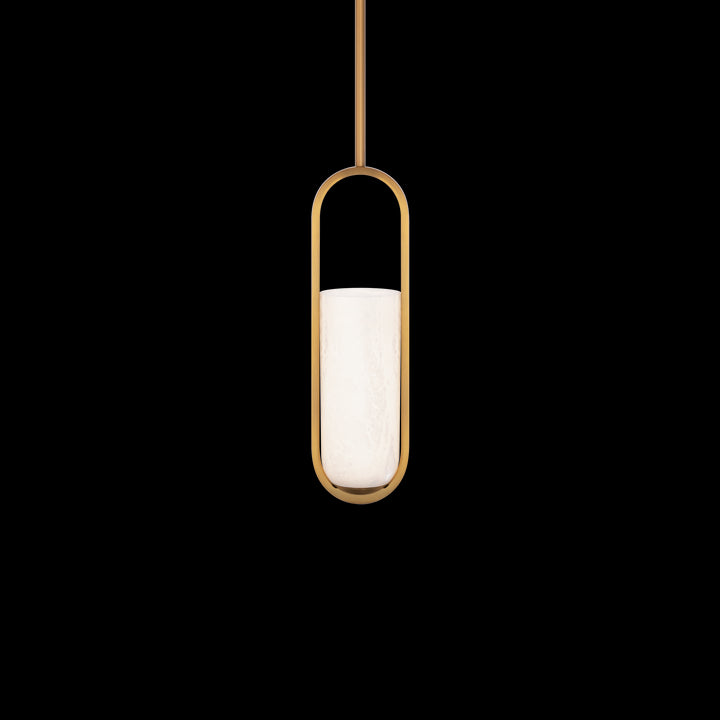 Modern Forms Rollins Mini Pendant Light Mini-Pendants Modern Forms Aged Brass 4.625x3.75x16 