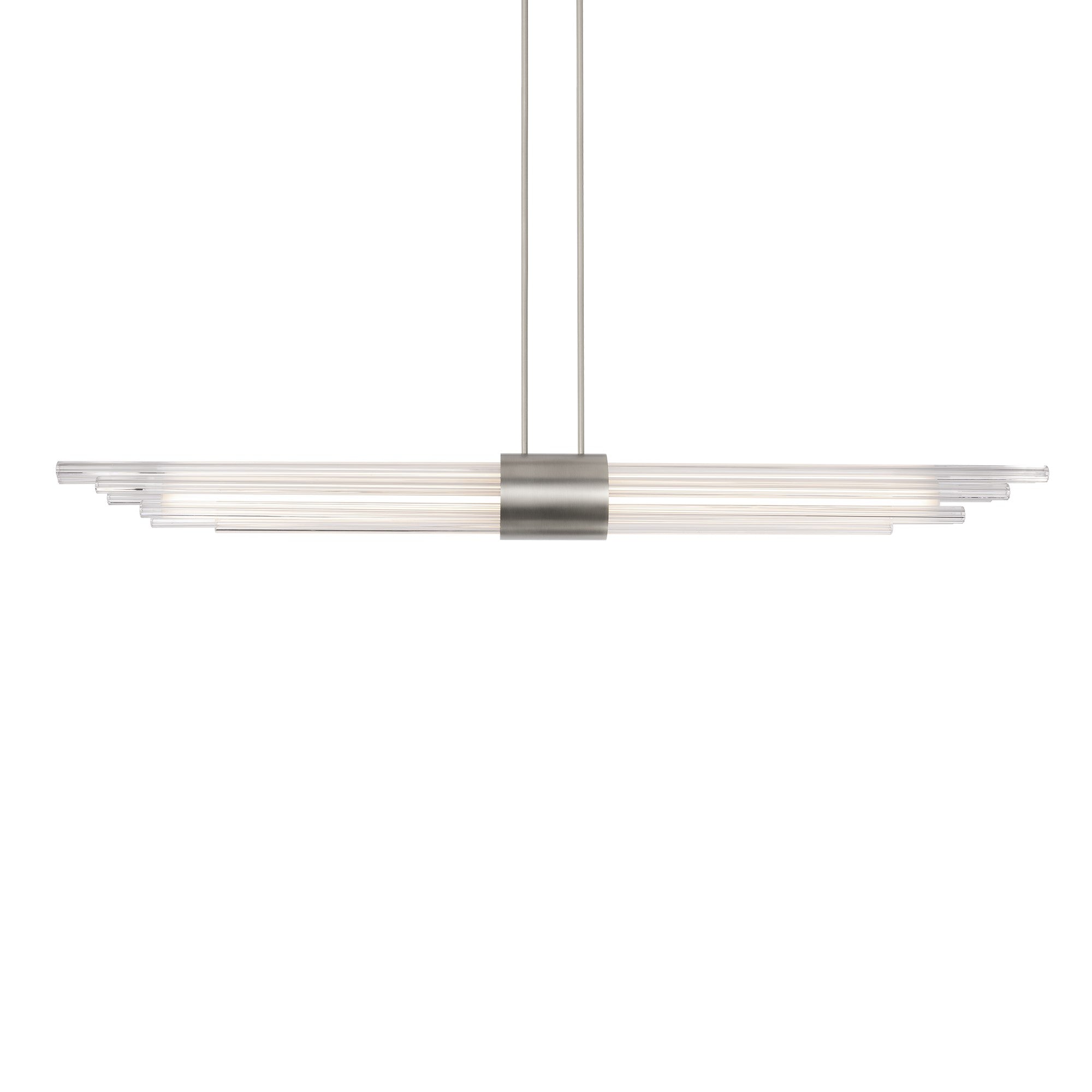 Modern Forms Luzerne Linear Pendant Pendant Modern Forms Brushed Nickel 56x4.125x4.875 