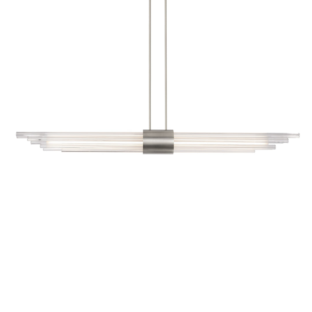 Modern Forms Luzerne Linear Pendant Pendants Modern Forms Brushed Nickel 56x4.125x4.875 