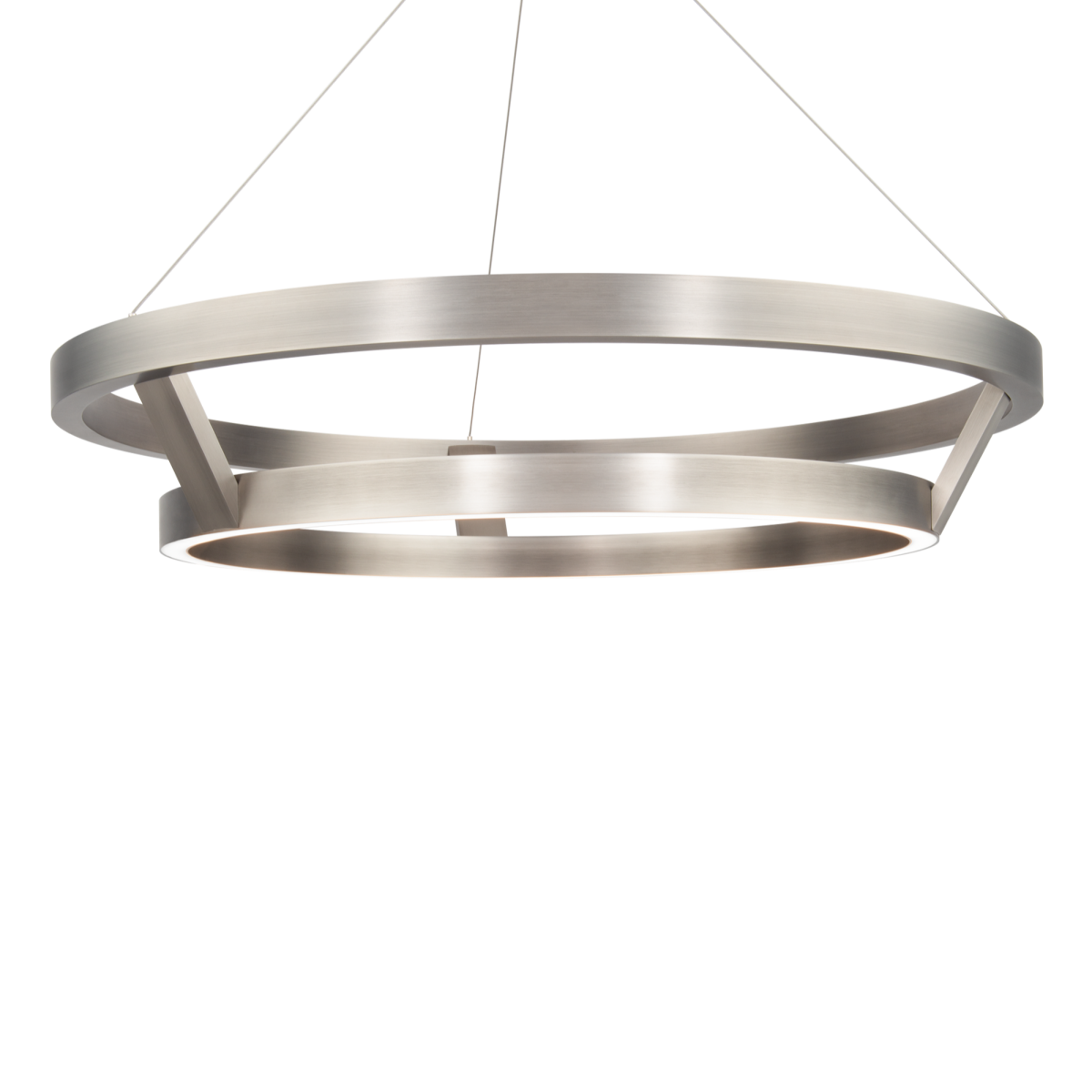 Modern Forms Imperial Chandelier Light Chandeliers Modern Forms Brushed Nickel 42x42x8.125 