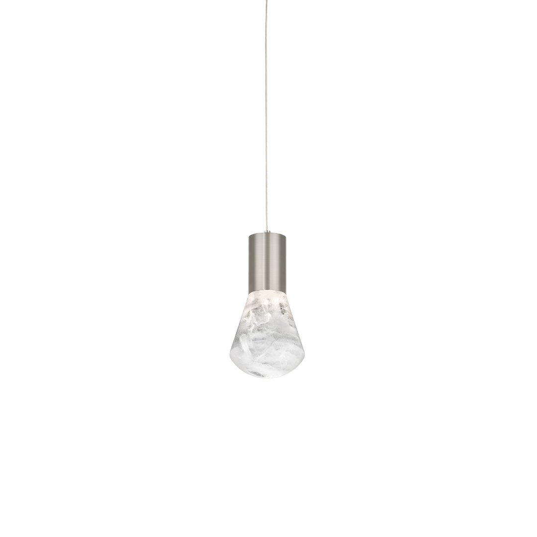 Modern Forms Plum Mini Pendant Light Mini-Pendants Modern Forms Satin Nickel 3x3x6 