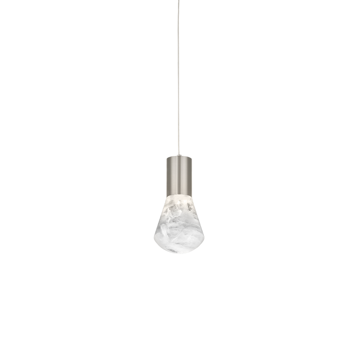 Modern Forms Plum Mini Pendant Light Mini-Pendants Modern Forms Satin Nickel 3x3x6 