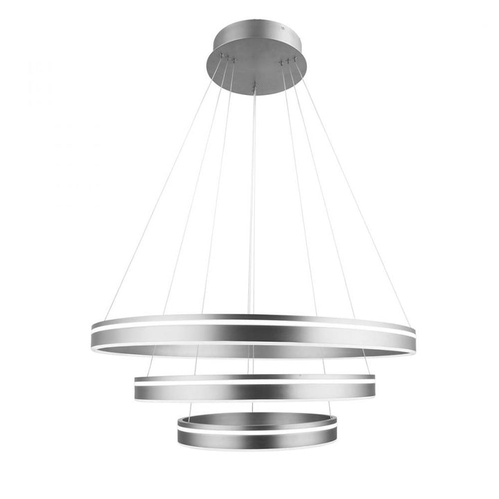 WAC Voyager 3 Light LED Pendant PD-40903 Pendants WAC Nickel  