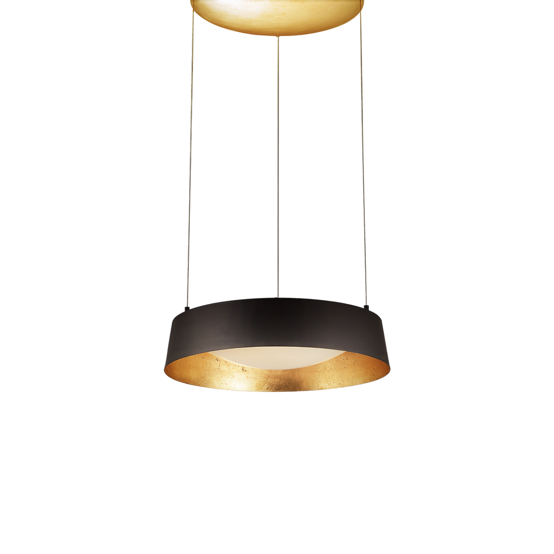 Modern Forms Gilt Pendant Light Pendants Modern Forms Gold Leaf/Bronze 18x18x4 