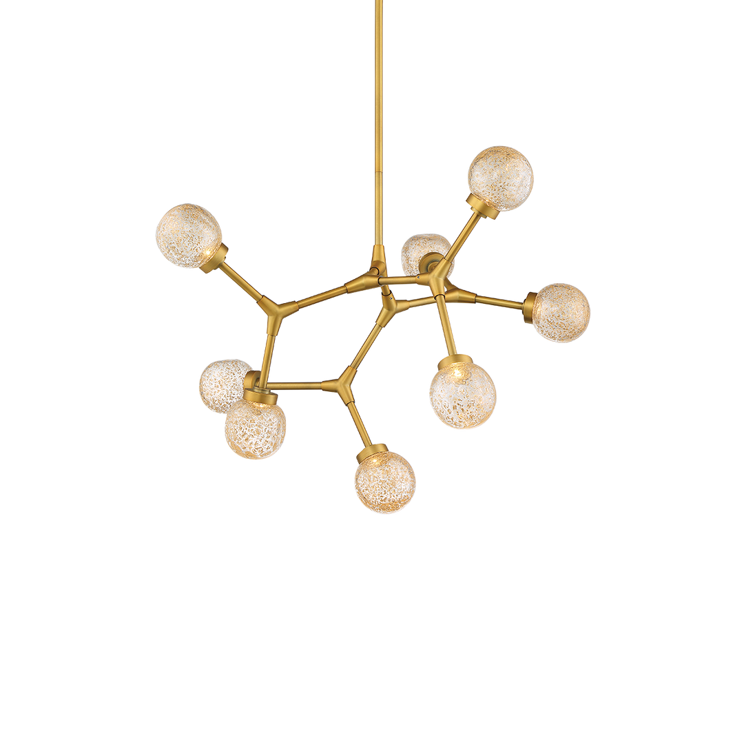 Modern Forms Catalyst Chandelier Light Chandeliers Modern Forms Aged Brass 28x26x21.375 