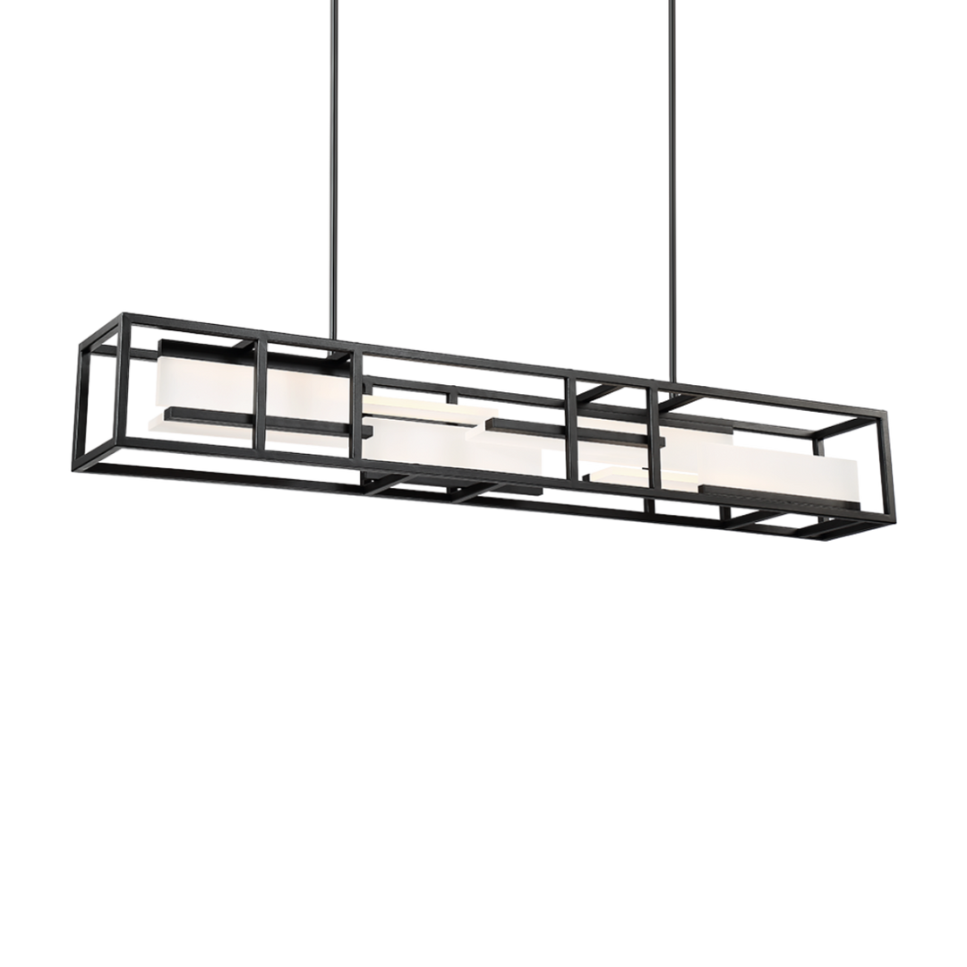 Modern Forms Memory Linear Pendant Pendants Modern Forms Black 56x8x8 