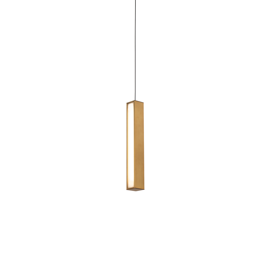 Modern Forms Chaos Mini Pendant Light Mini-Pendants Modern Forms Aged Brass 2x2x14 