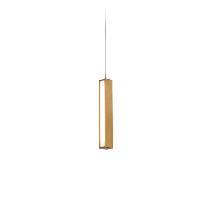 Modern Forms Chaos Mini Pendant Light Mini-Pendants Modern Forms Aged Brass 2x2x14 