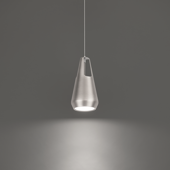 Modern Forms Ingot Mini Pendant Light Mini-Pendants Modern Forms Brushed Nickel 4.875x4.875x10 