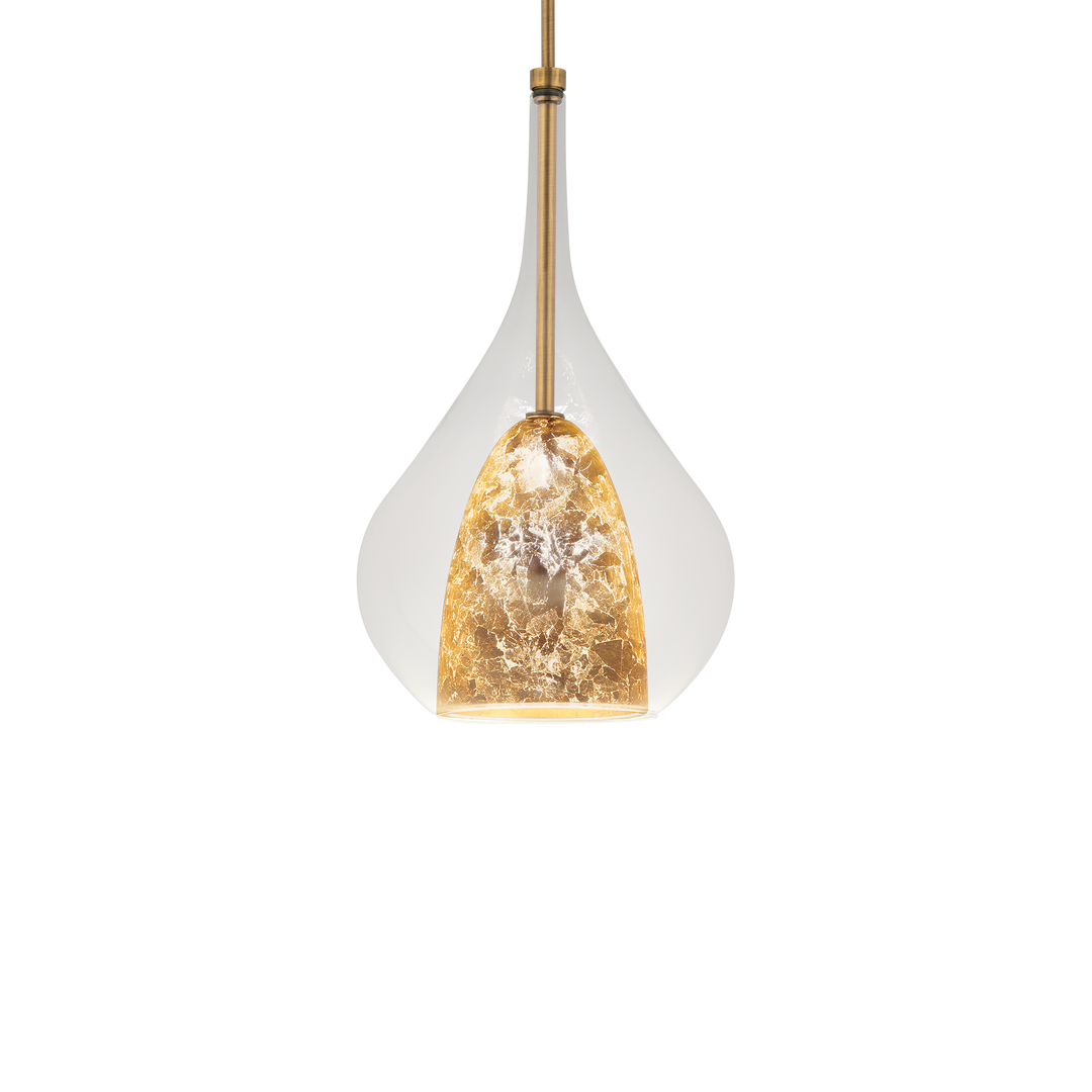 Modern Forms Helios Mini Pendant Light PD-74318-AB/GL | OS