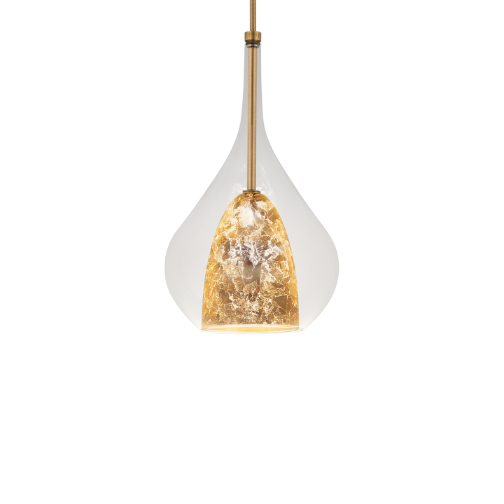 Modern Forms Helios Mini Pendant Light PD-74318-AB/GL | OS