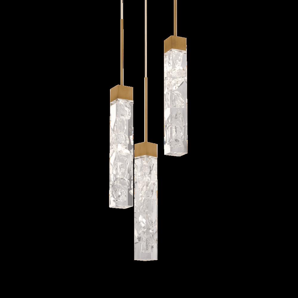 Modern Forms Minx Multilight Pendant Light Pendants Modern Forms Aged Brass 11.75x11.75x12.875 