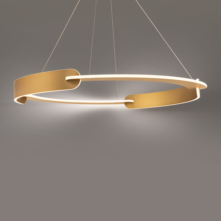 Modern Forms Ilios Pendant Chandelier Light PD-86332 Pendants Modern Forms Aged Brass 42x39x3.5 