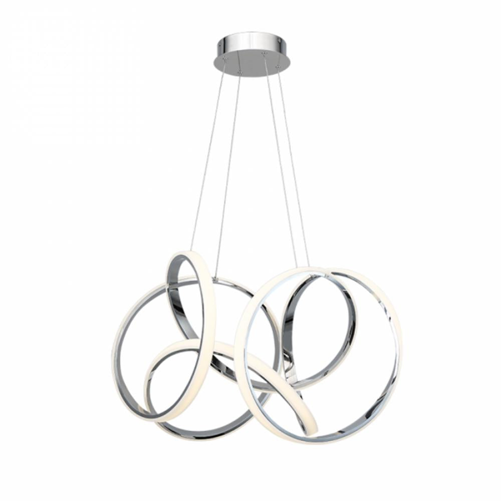 WAC Vornado LED Pendant PD-87729 Pendants WAC Chrome  